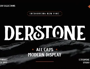 Derstone Demo font