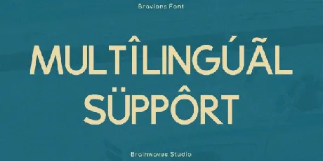 Bravions font