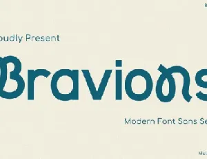 Bravions font