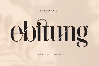 Ebitung - Demo Version font