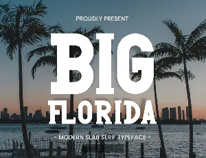 Big Florida font