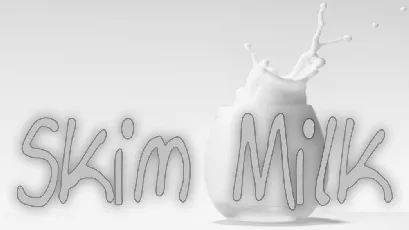 Skim Milk font