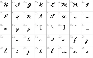 Suwa font