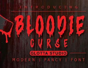 Bloodie Curse font