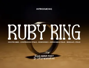 Ruby Ring font