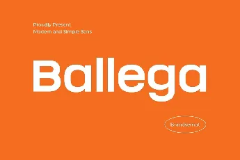 Ballega font