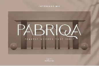 Pabriqa font