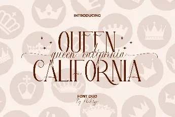 Queen California font