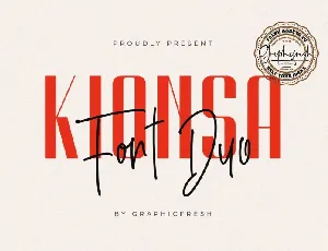 Kionsa font