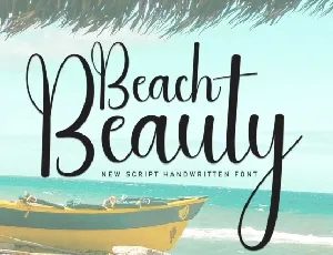 Beach Beauty Script font