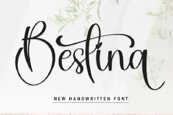 Bestina Calligraphy font