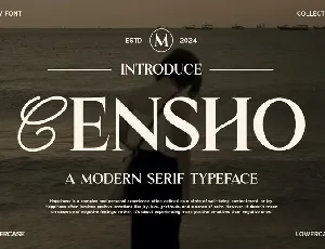 Censho font