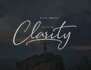 Clarity Script font