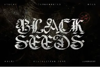 Blackseed font