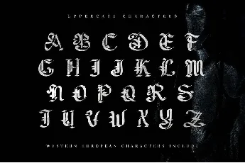 Blackseed font