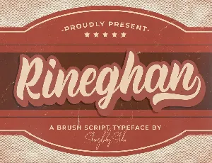 Rineghan font