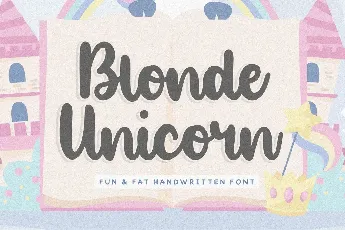 Blonde Unicorn font