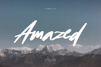 Amazed font