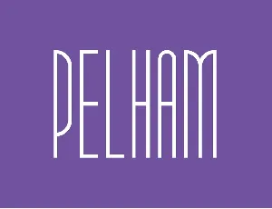 Pelham font