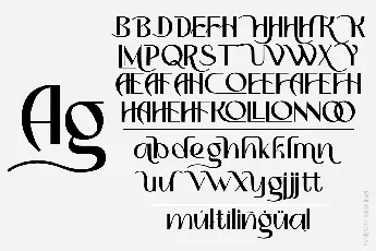 Bakson Marinel Demo font