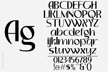 Bakson Marinel Demo font