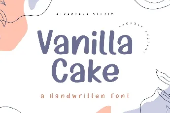 Vanilla Cake font