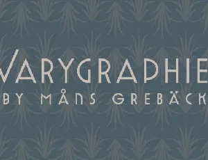 Varygraphie font