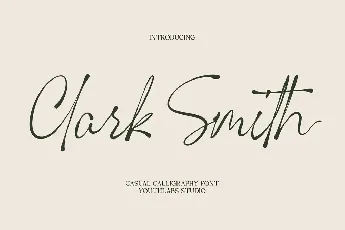 Clark Smith font