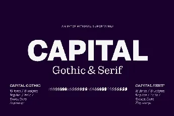 Capital Family font