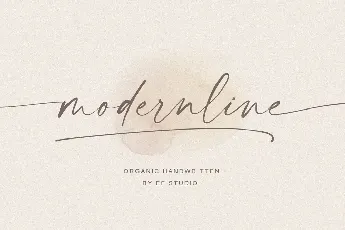 Modernline font