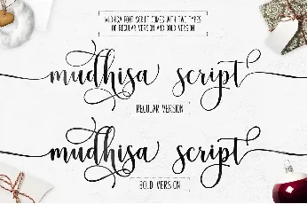 Mudhisa Script font