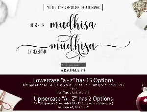 Mudhisa Script font