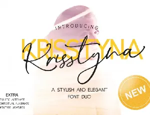 Krisstyna Duo font