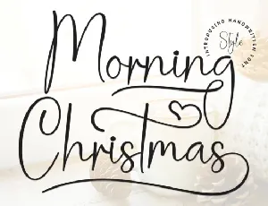 Morning Christmas Script font