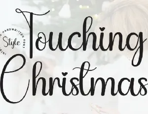 Touching Christmas Script font