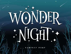 Wonder Night font