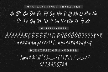 Mandalaz Sensei Demo font