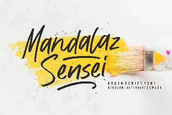 Mandalaz Sensei Demo font