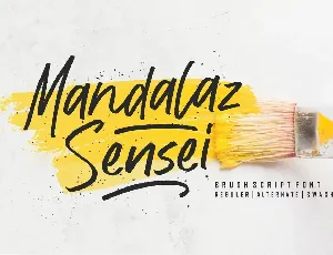 Mandalaz Sensei Demo font