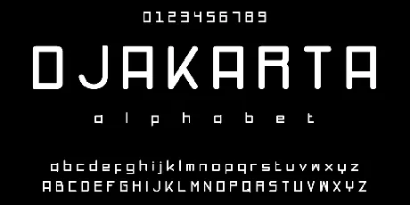 djakarta free font