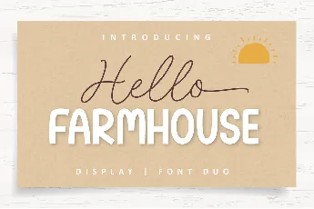 Hello Farmhouse font