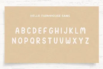 Hello Farmhouse font