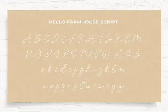 Hello Farmhouse font