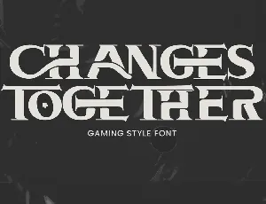 CHANGES TOGETHER DEMO font