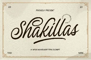 Shakillas font