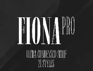 Fiona Pro Family font