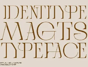 Magtis font