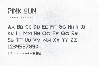 Pink Sun Duo font