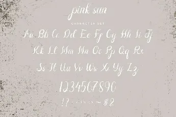 Pink Sun Duo font