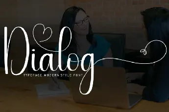 Dialog Script font